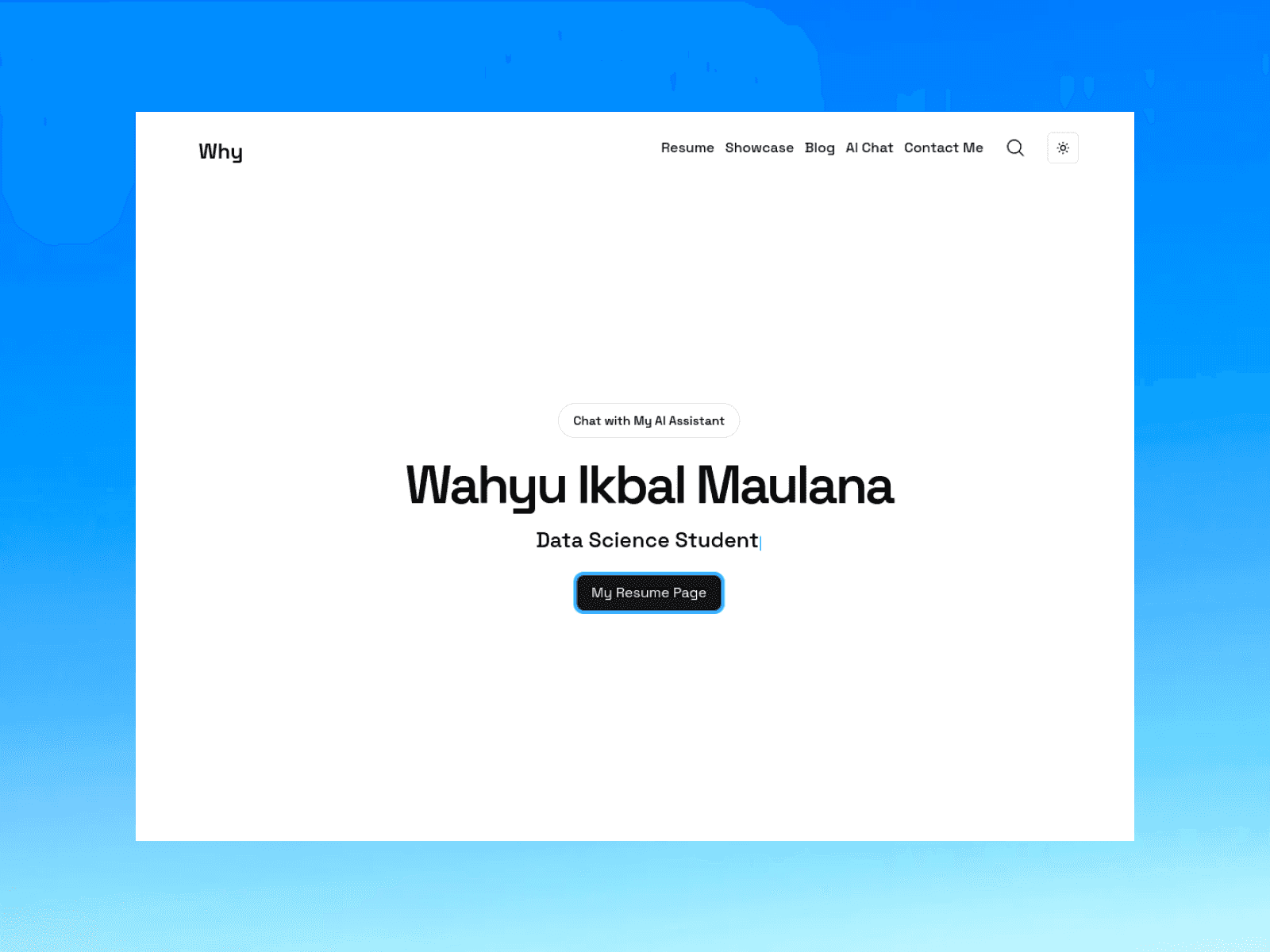 Personal Website